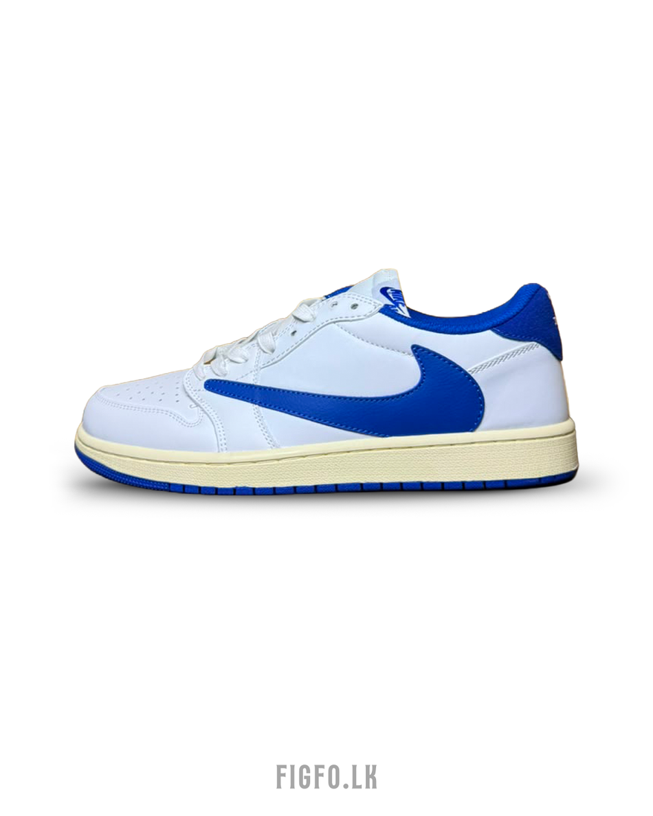 Air Jordan 1 Low "Travis Scott" Sail Military Blue